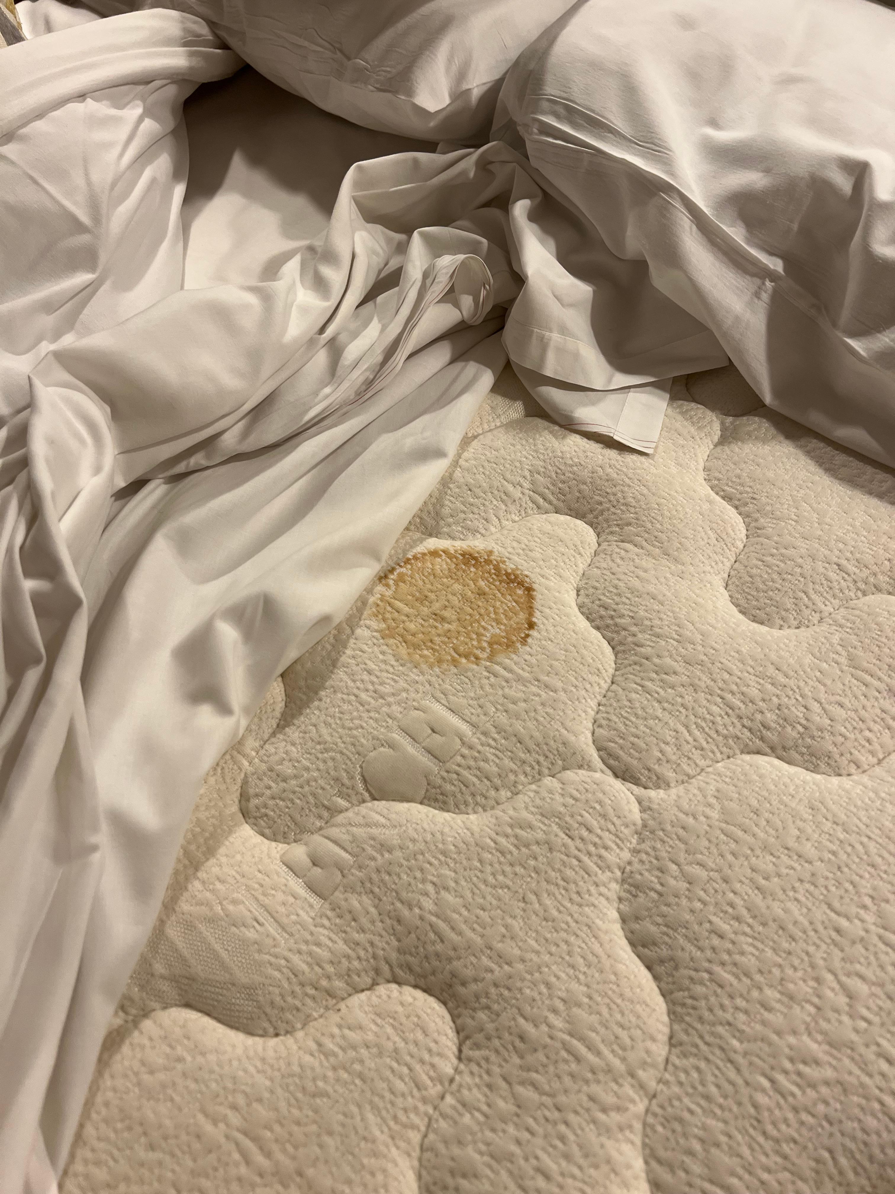 Mattress had this brown marking.