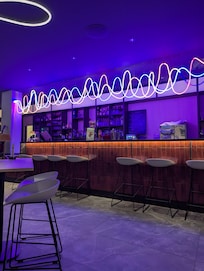 The bar area