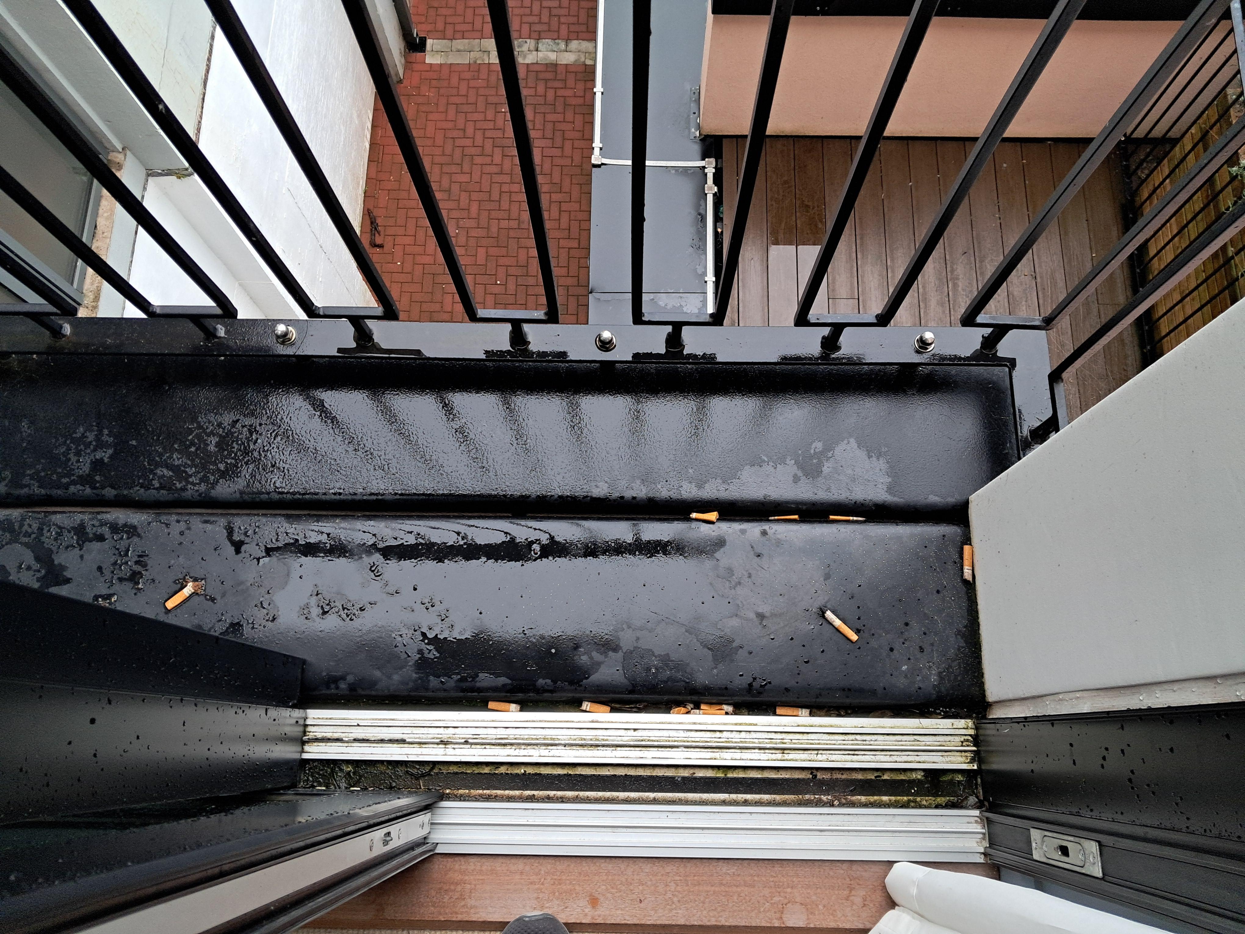 Dirty balcony 