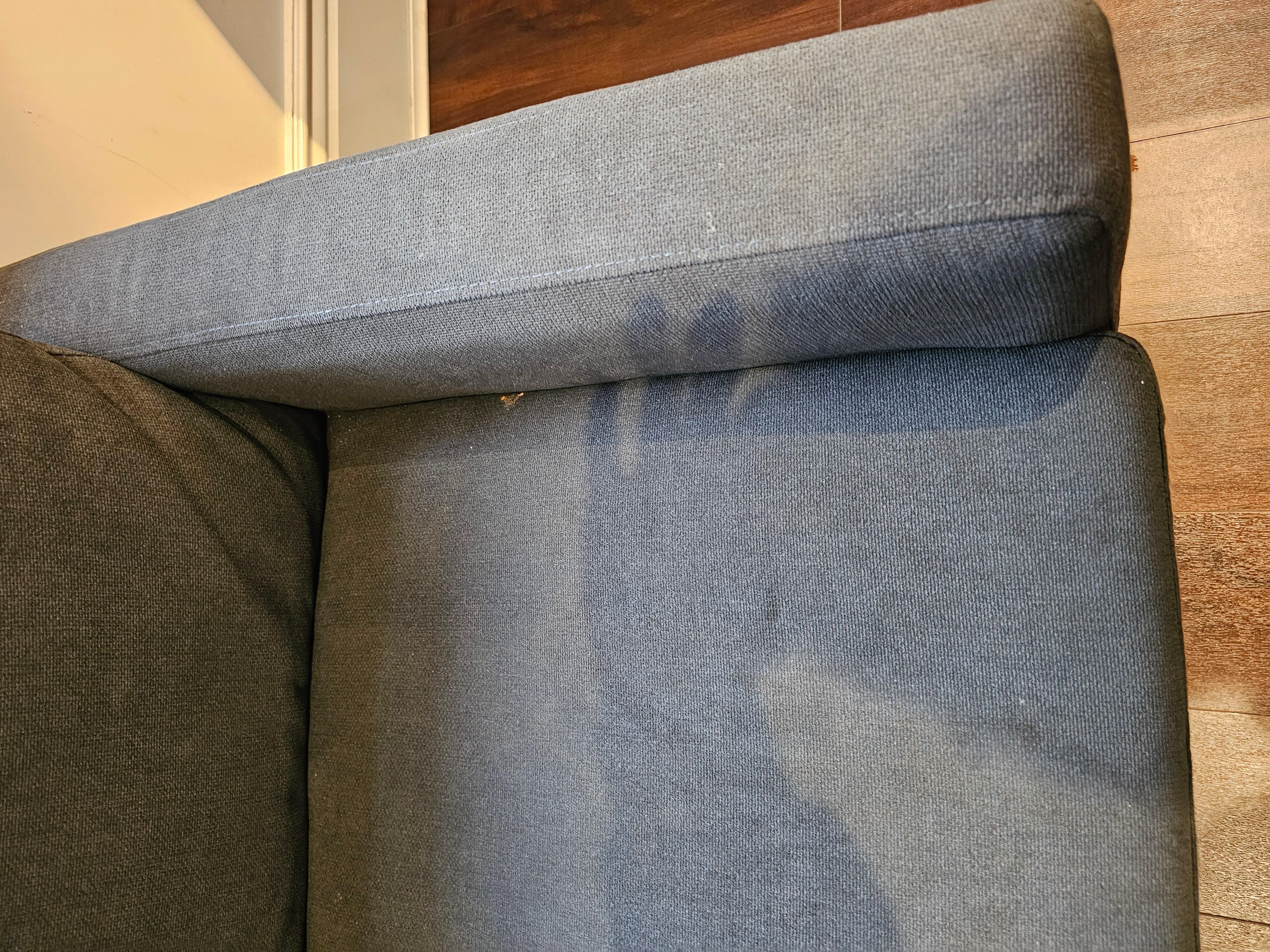 Filthy sofa beds with marks