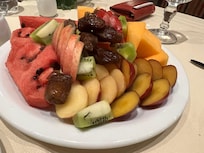 Dessert fruit plate