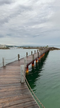 Bridge by the beach