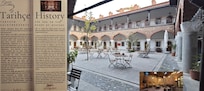 History, courtyard & restaurant