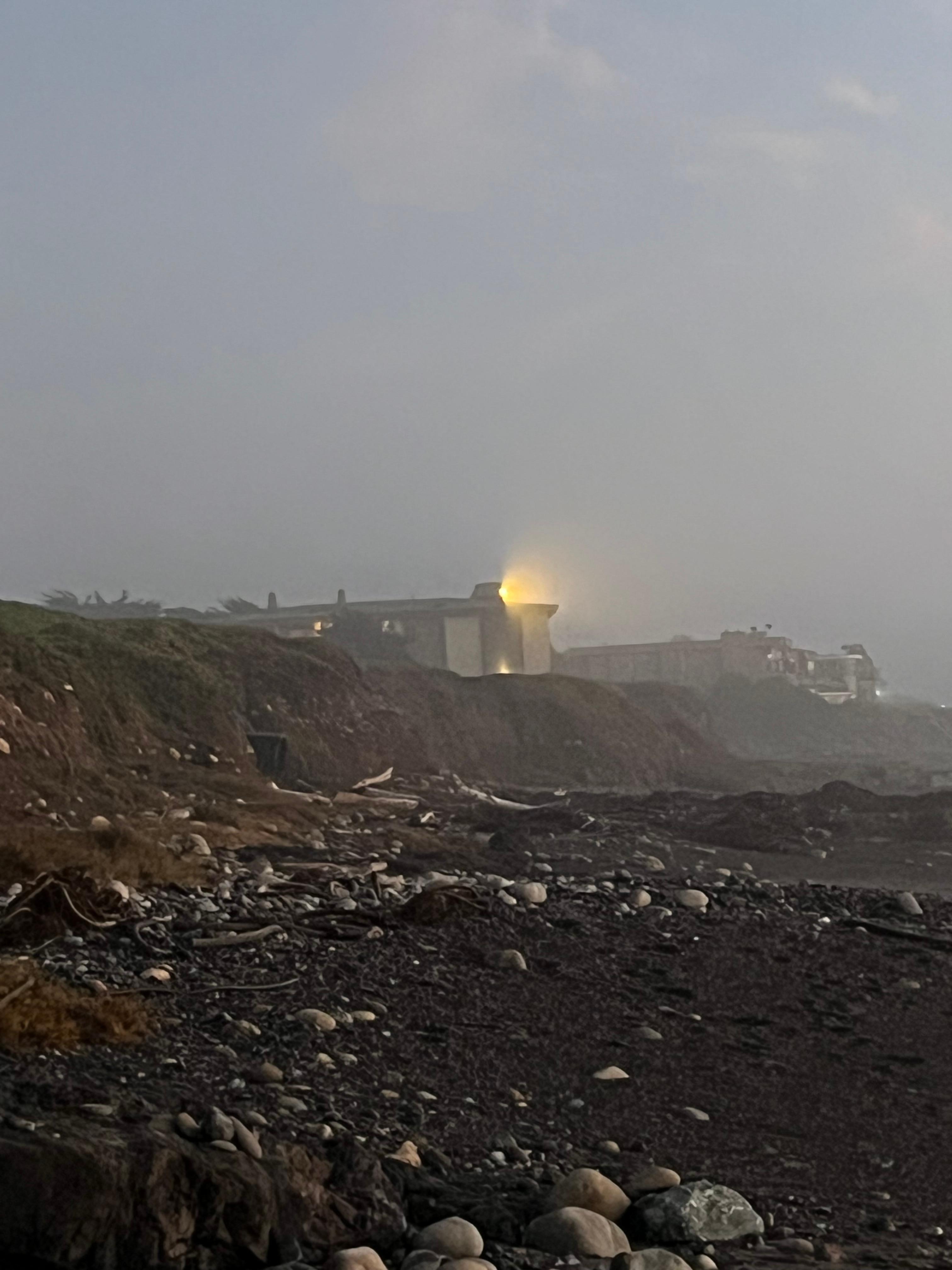 This is the beach located across the street