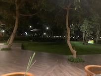 View from outside restaurant