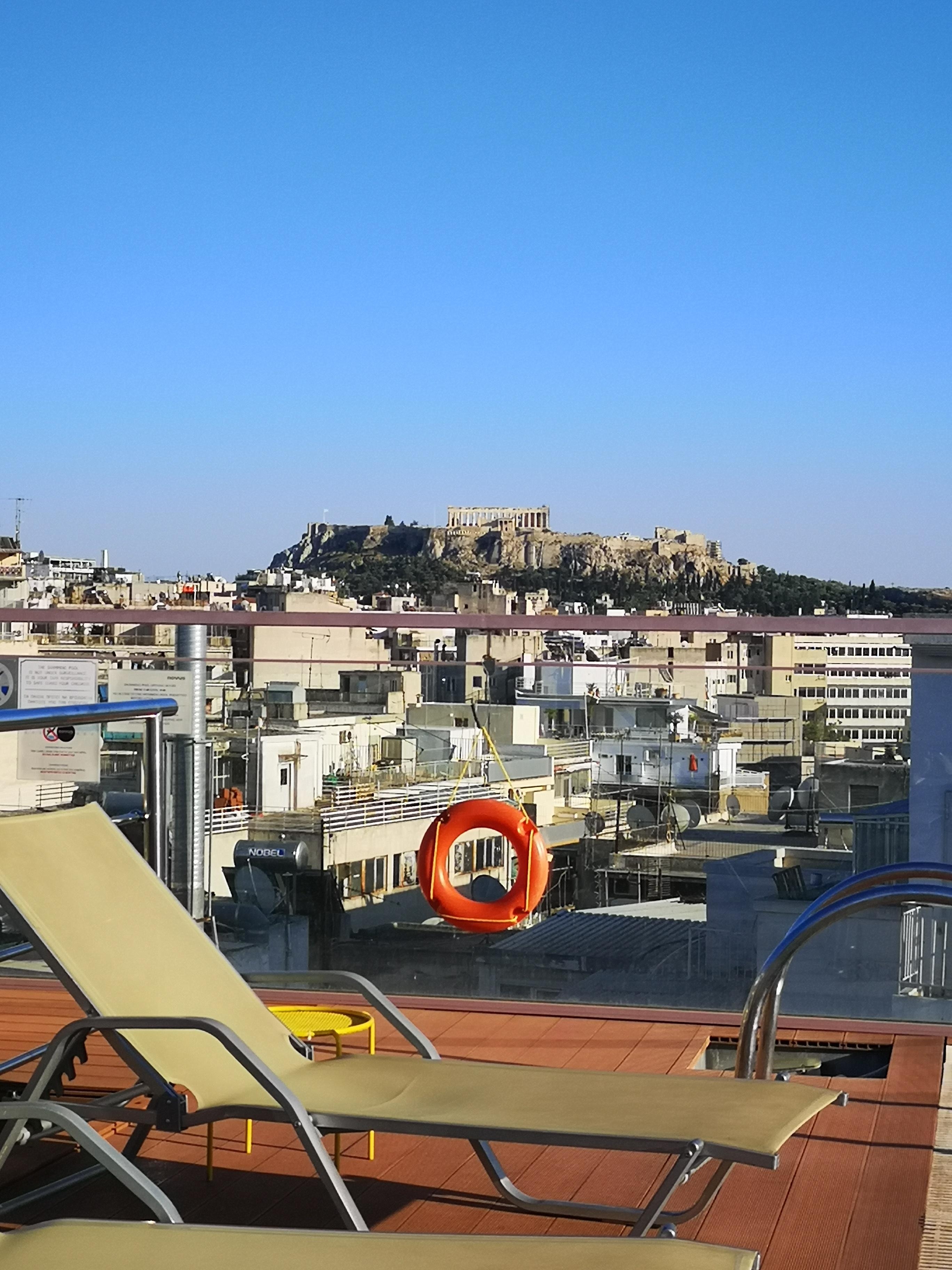 Utsikt fra bassenget