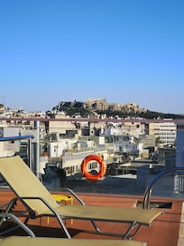 Utsikt fra bassenget