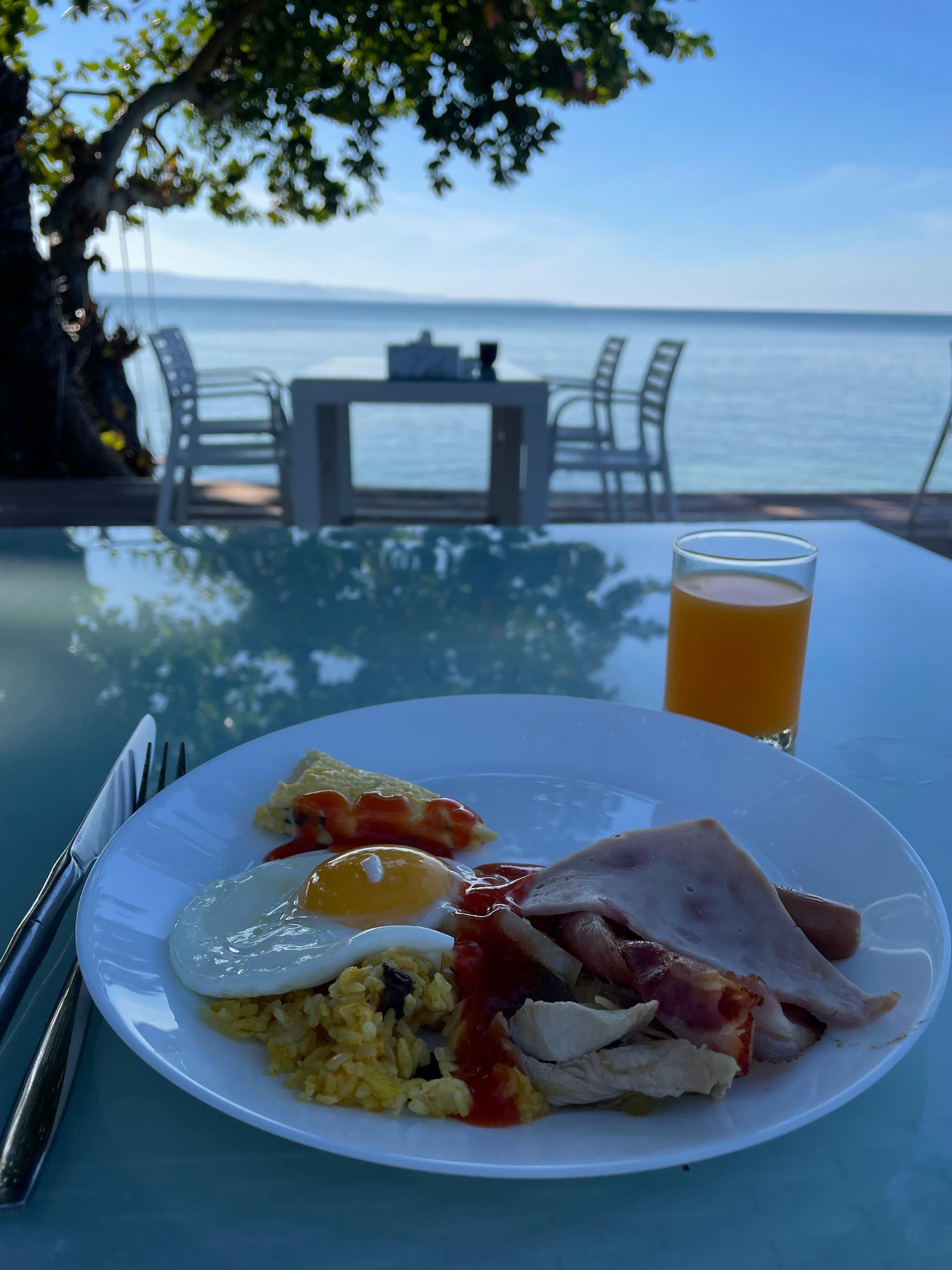 Frühstück am Strand