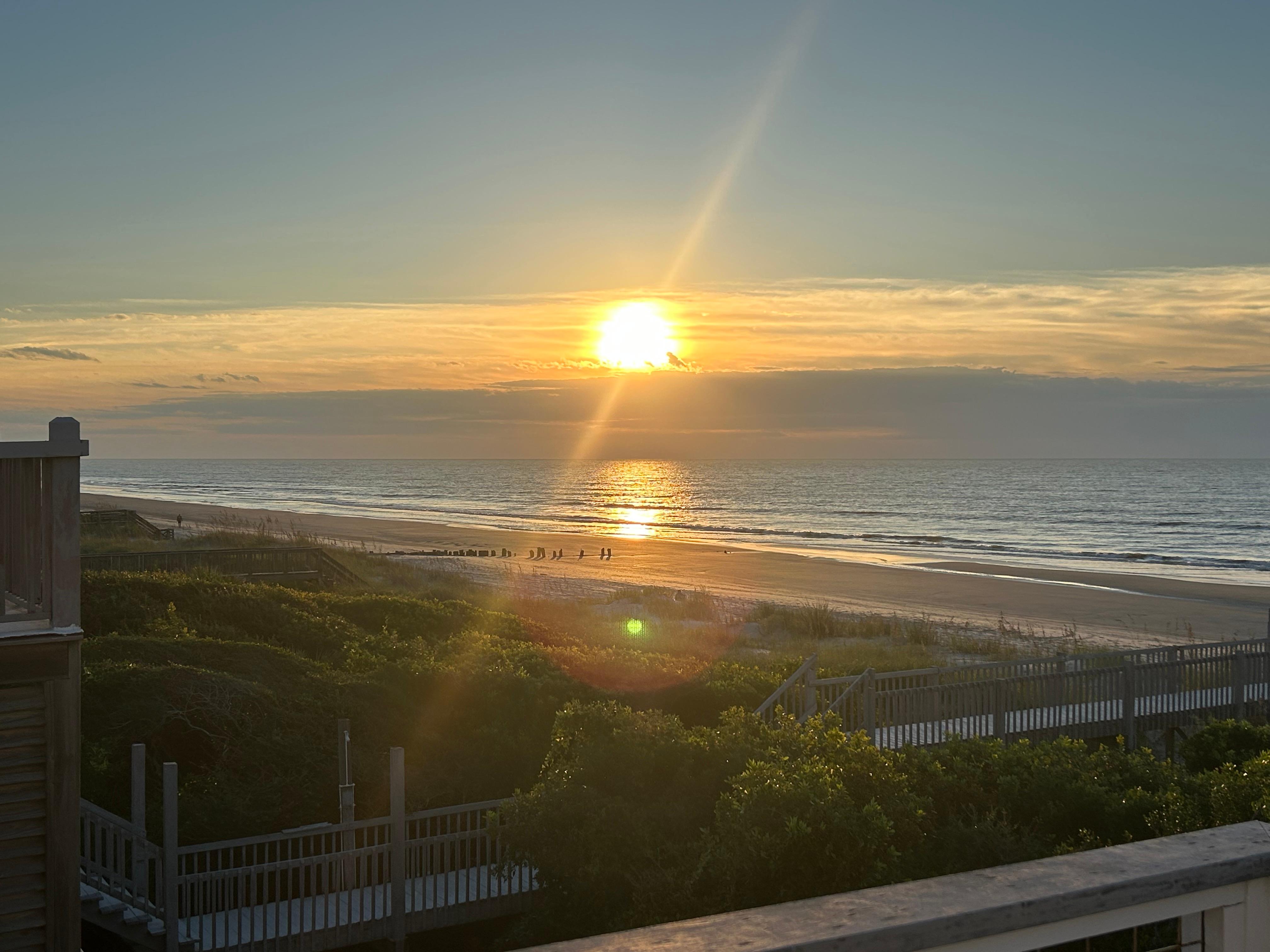 Sunrise on the beach