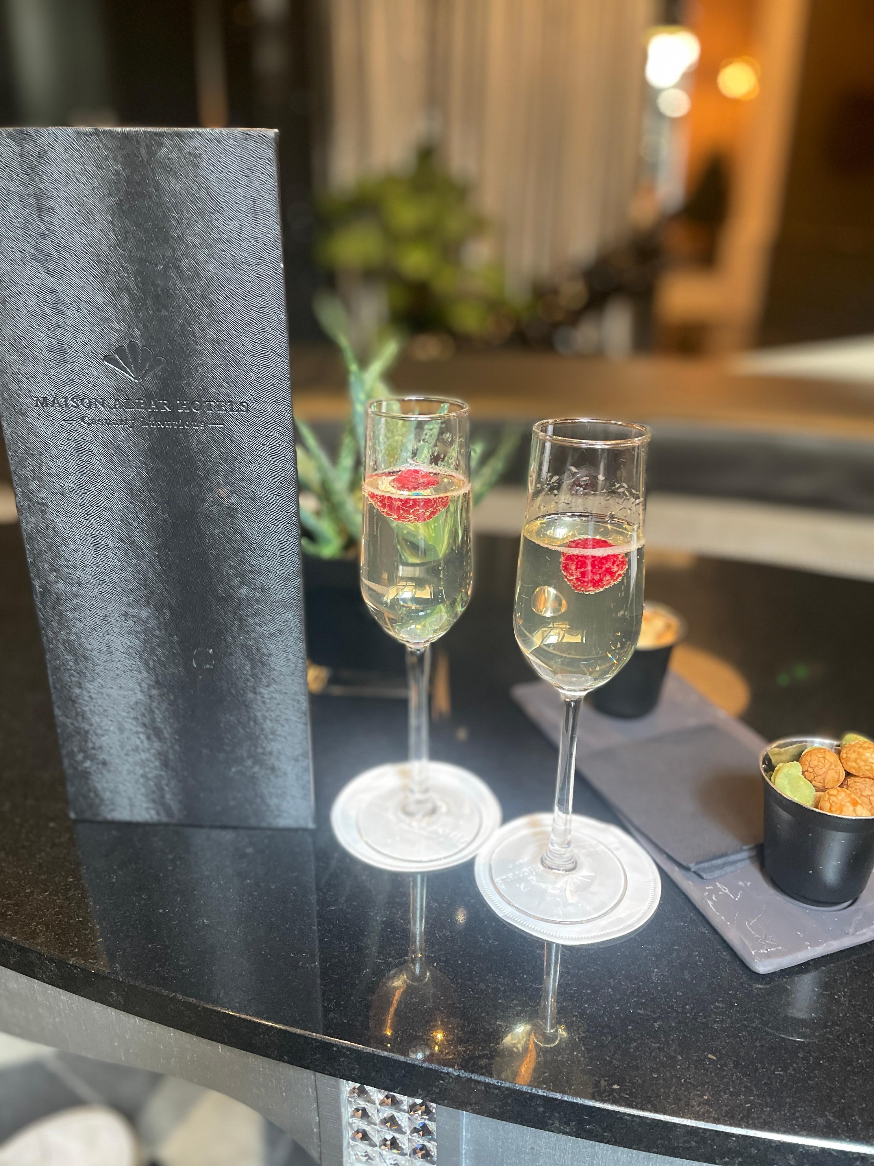 Drinks at our arrival 😍