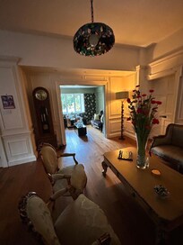 Lovely lounge for a coffee or even a glass of wine.