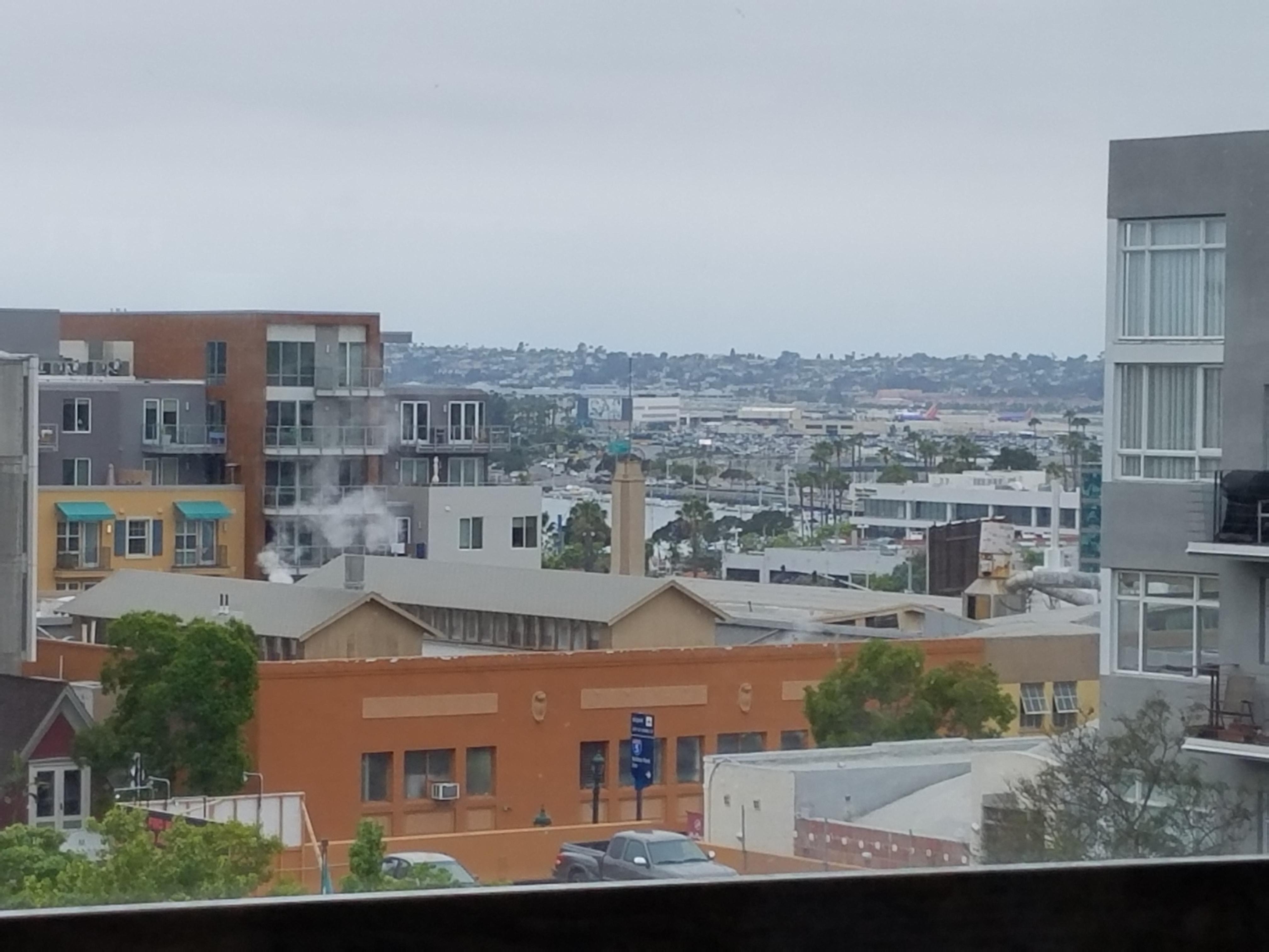 View from the restaurant