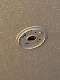 Missing smoke detector