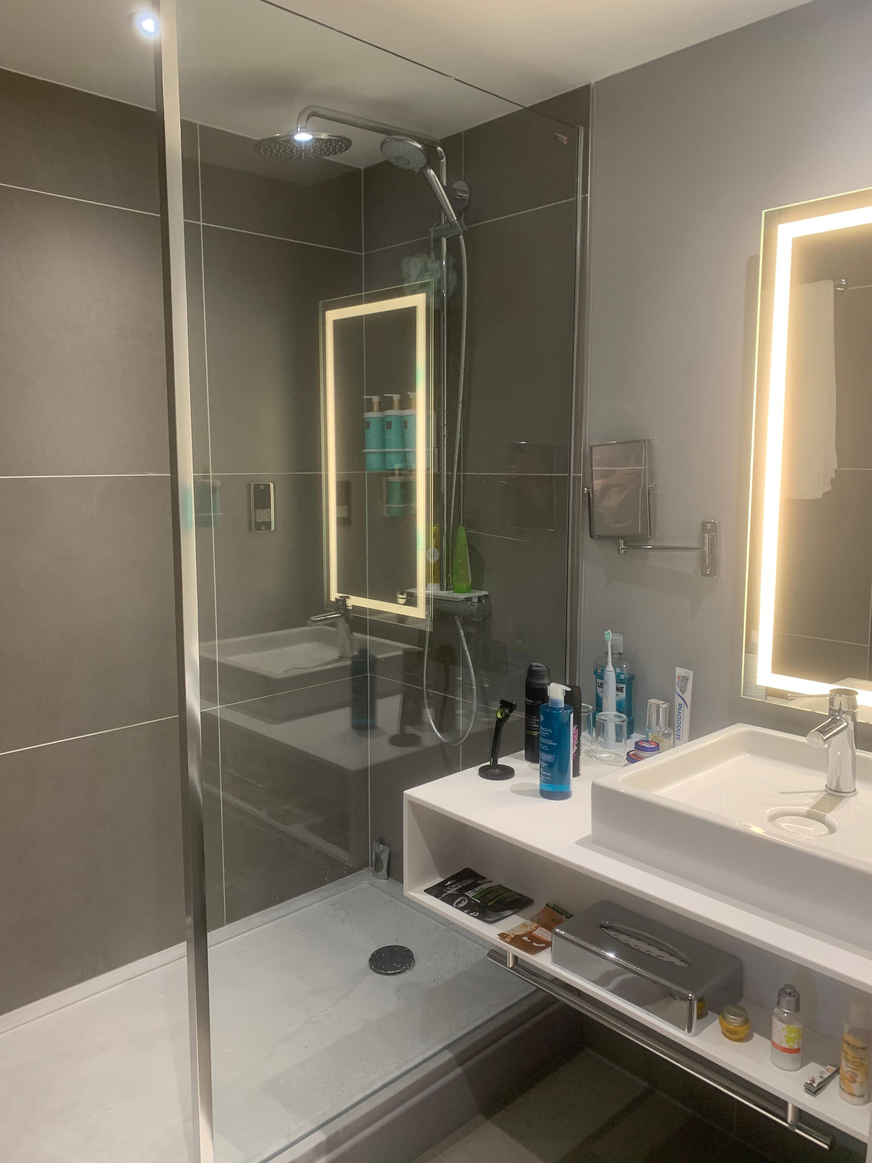 Modern, thoughtfully designed bathroom