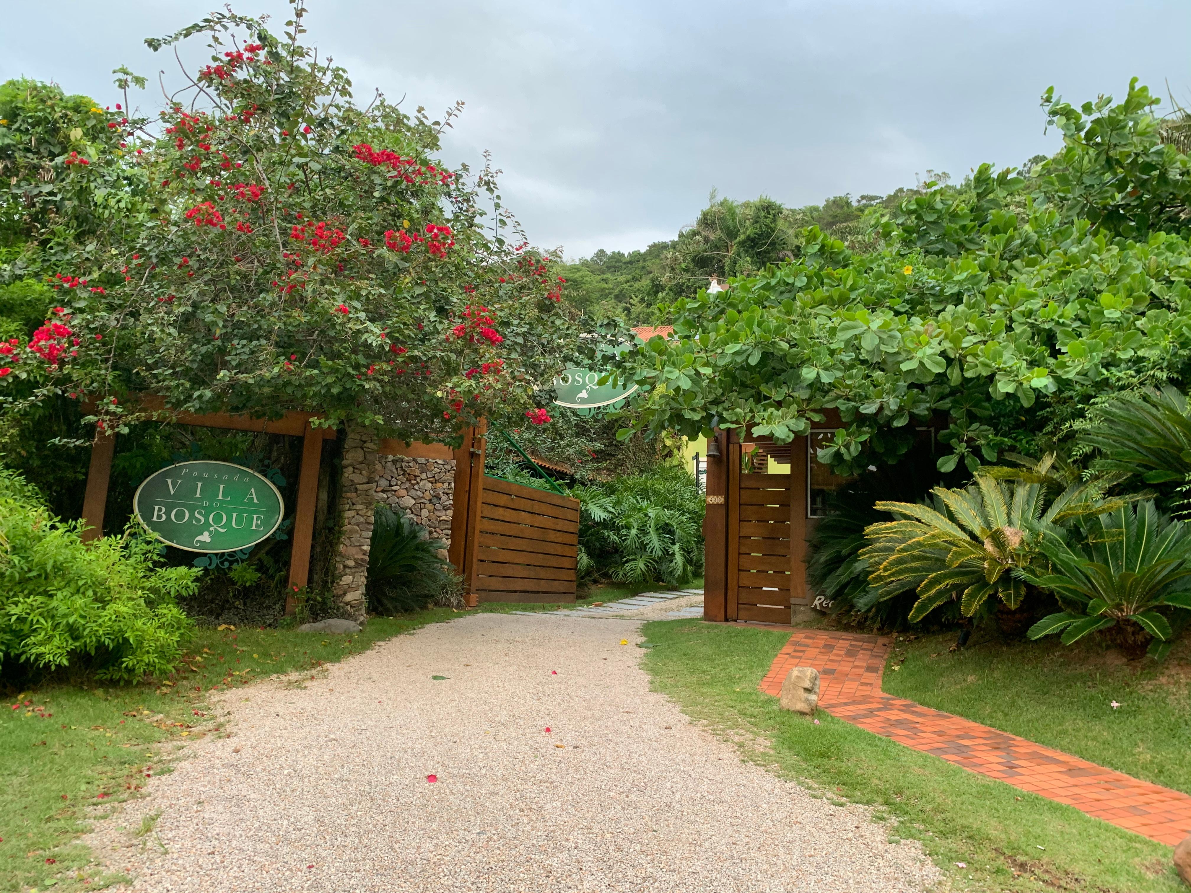 Entrada do hotel 