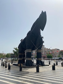 Replica of Trojan Horse (a gift from the 2004 film)