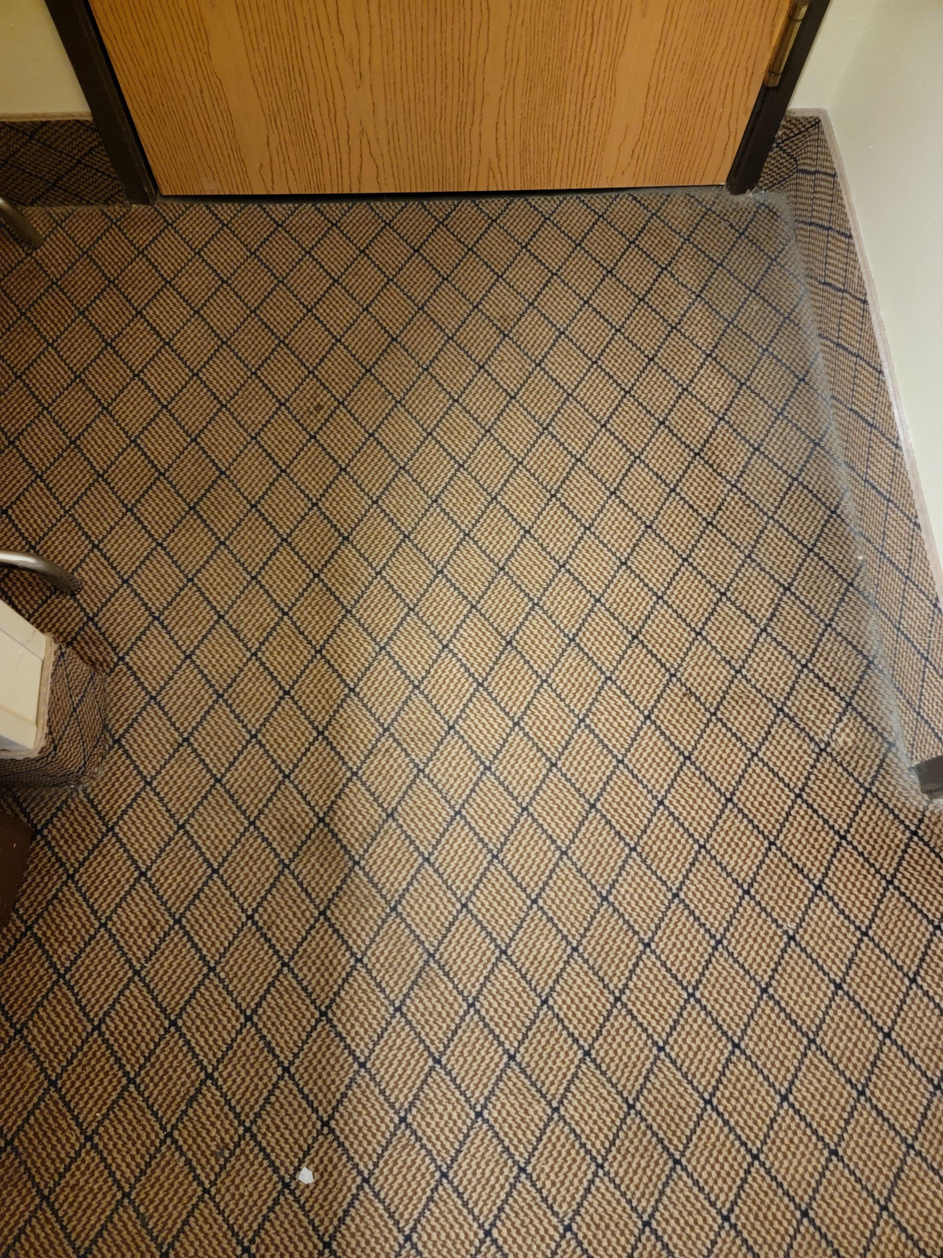 Carpet near room door