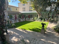 Lovely courtyard to relax, eat and drink