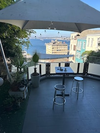 Terrace with ocean view