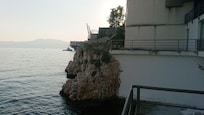 View from upper part of the private beach (towards the dock)