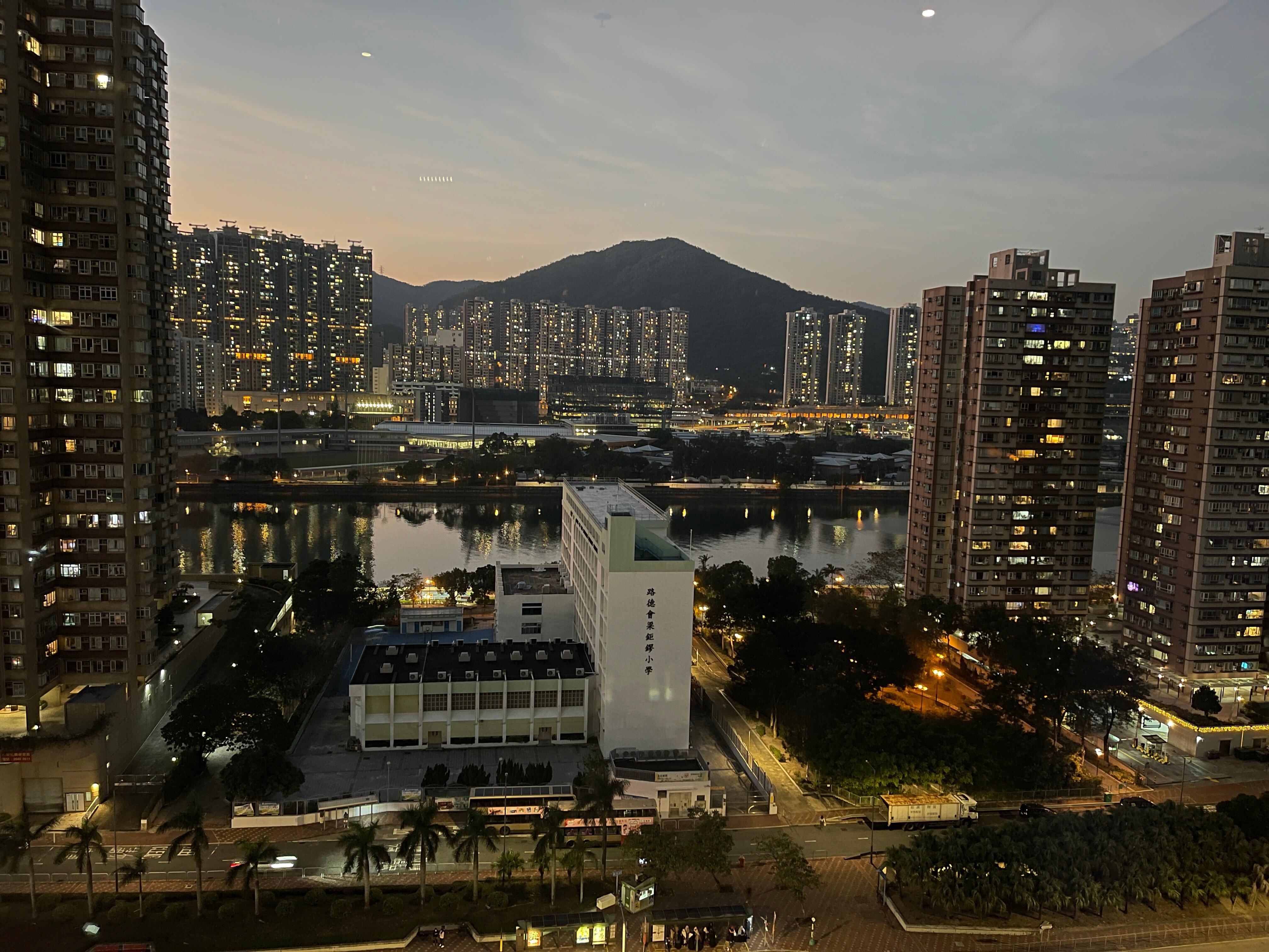 Nice view over the river.