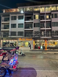 front of hotel