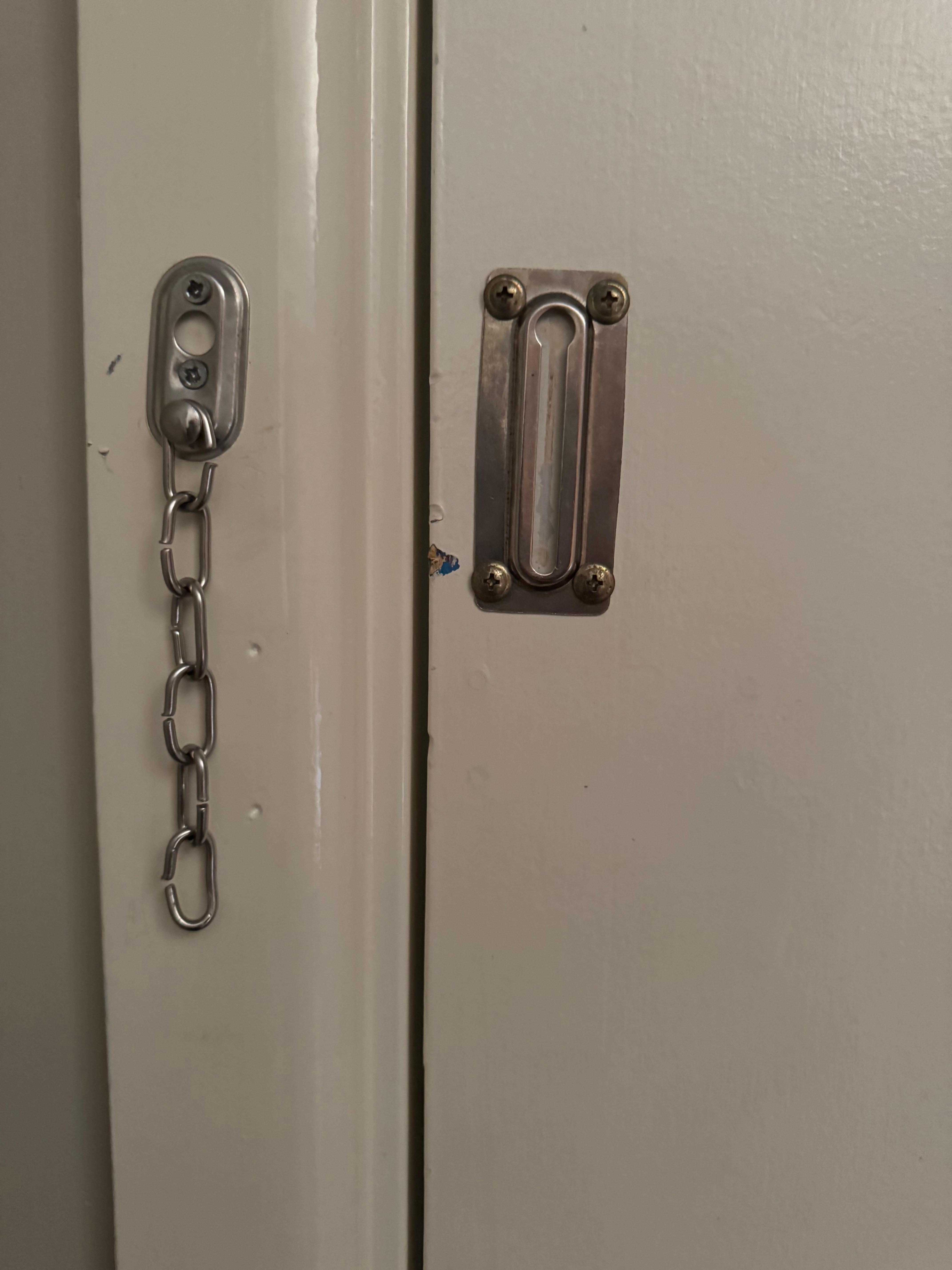 Broken security lock