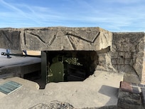 German gun on Juno Beach