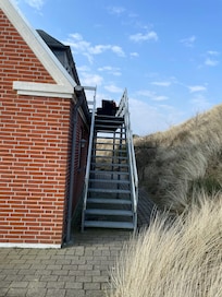 Trappe op til lejlighed på 1. sal