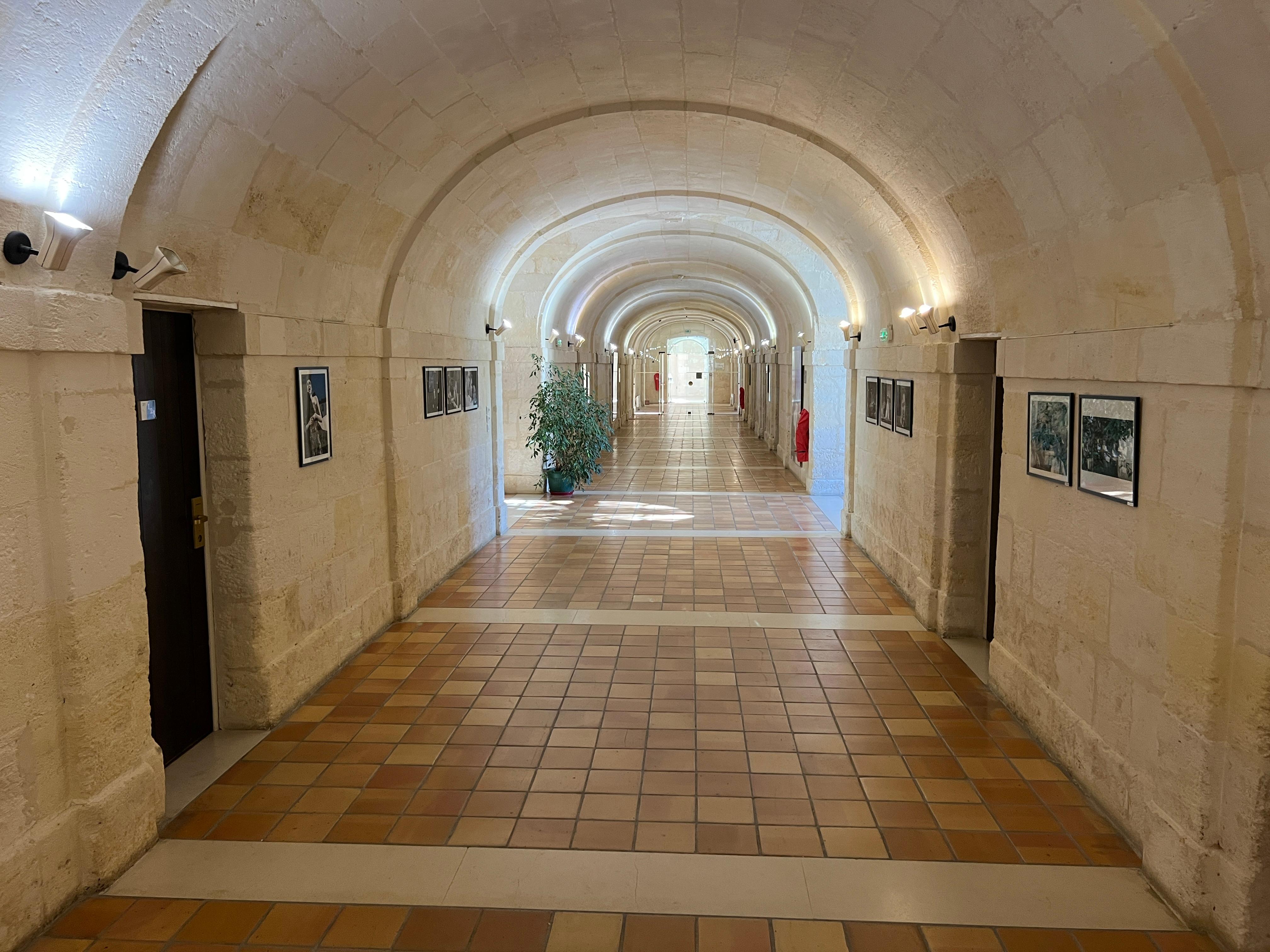 Hallway with rooms of hotel