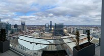 Vue du toit de l’hôtel