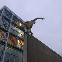 하늘카페에서 올려다본 호텔 풍경