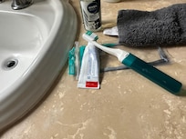 black hairs found throughout, I have blond hair