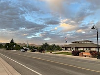 Nice evening sky from the hotel patio