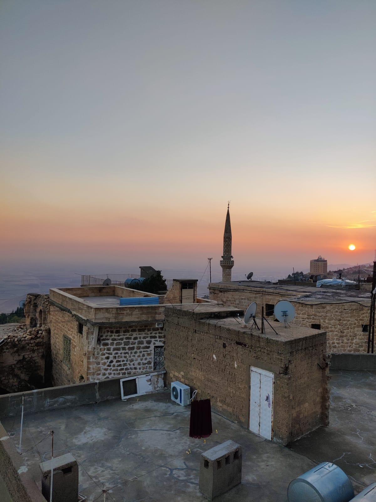 Sunset view from the hotel 