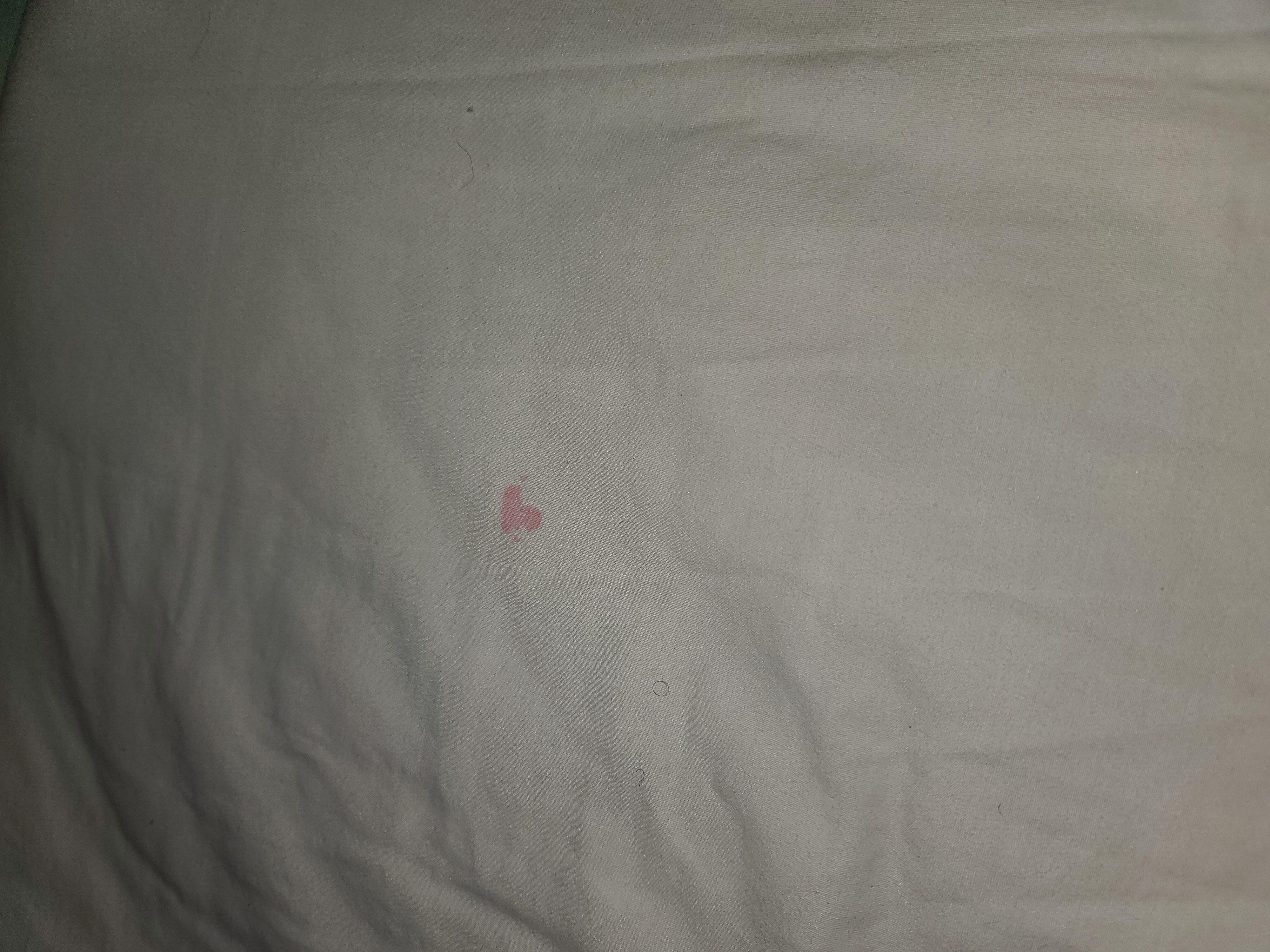 More stains on sheets