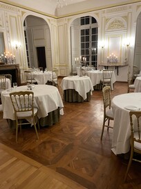 The dining room