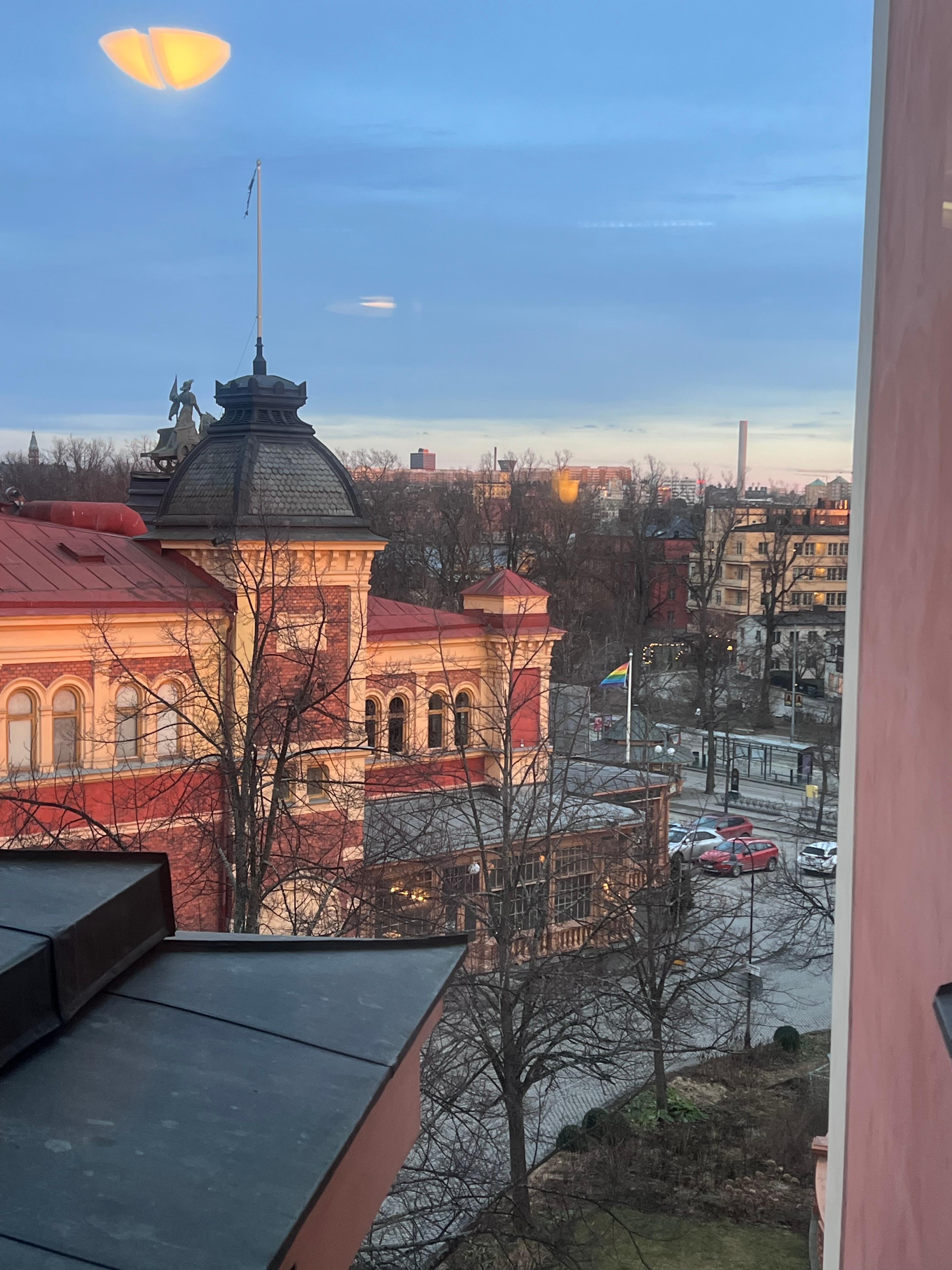 Utsikt från hotell rummet!