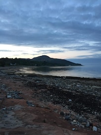 Holy Island From beach outside guesthouse