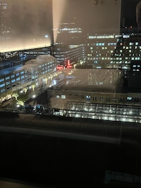 Night view from room