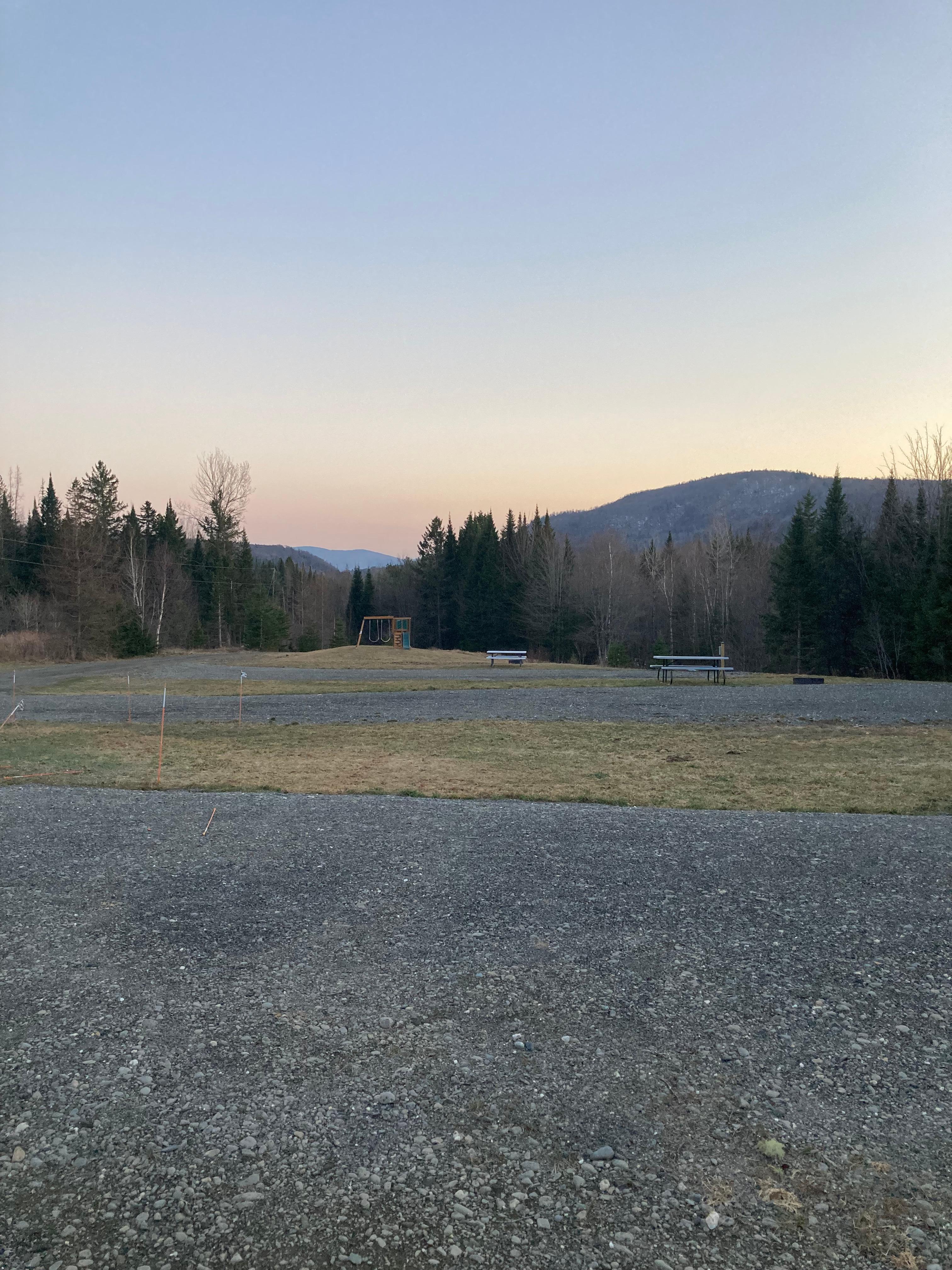 Sunset from campground 