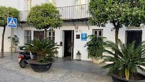 Hotel front entrance