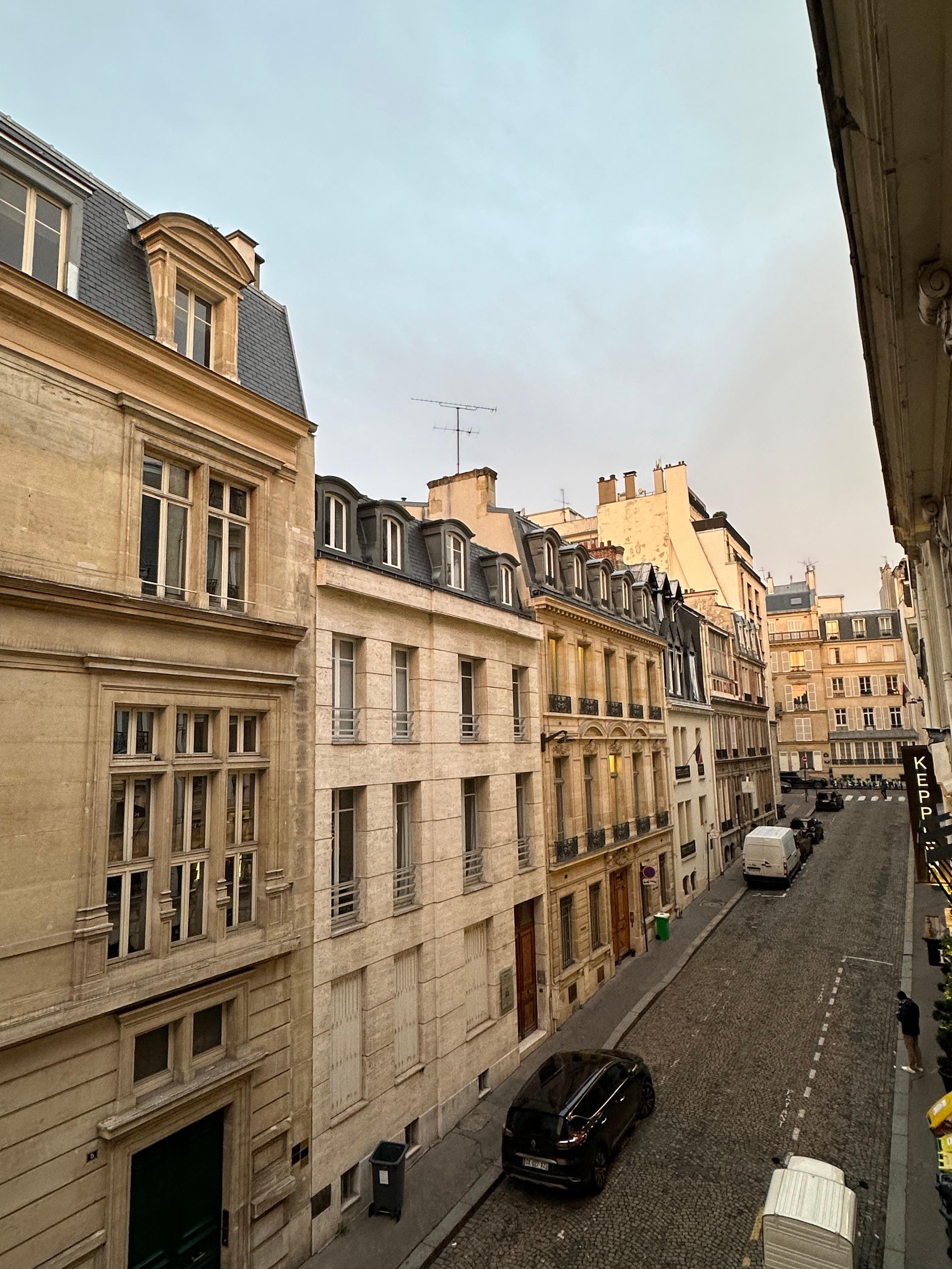 お部屋からの朝の眺め