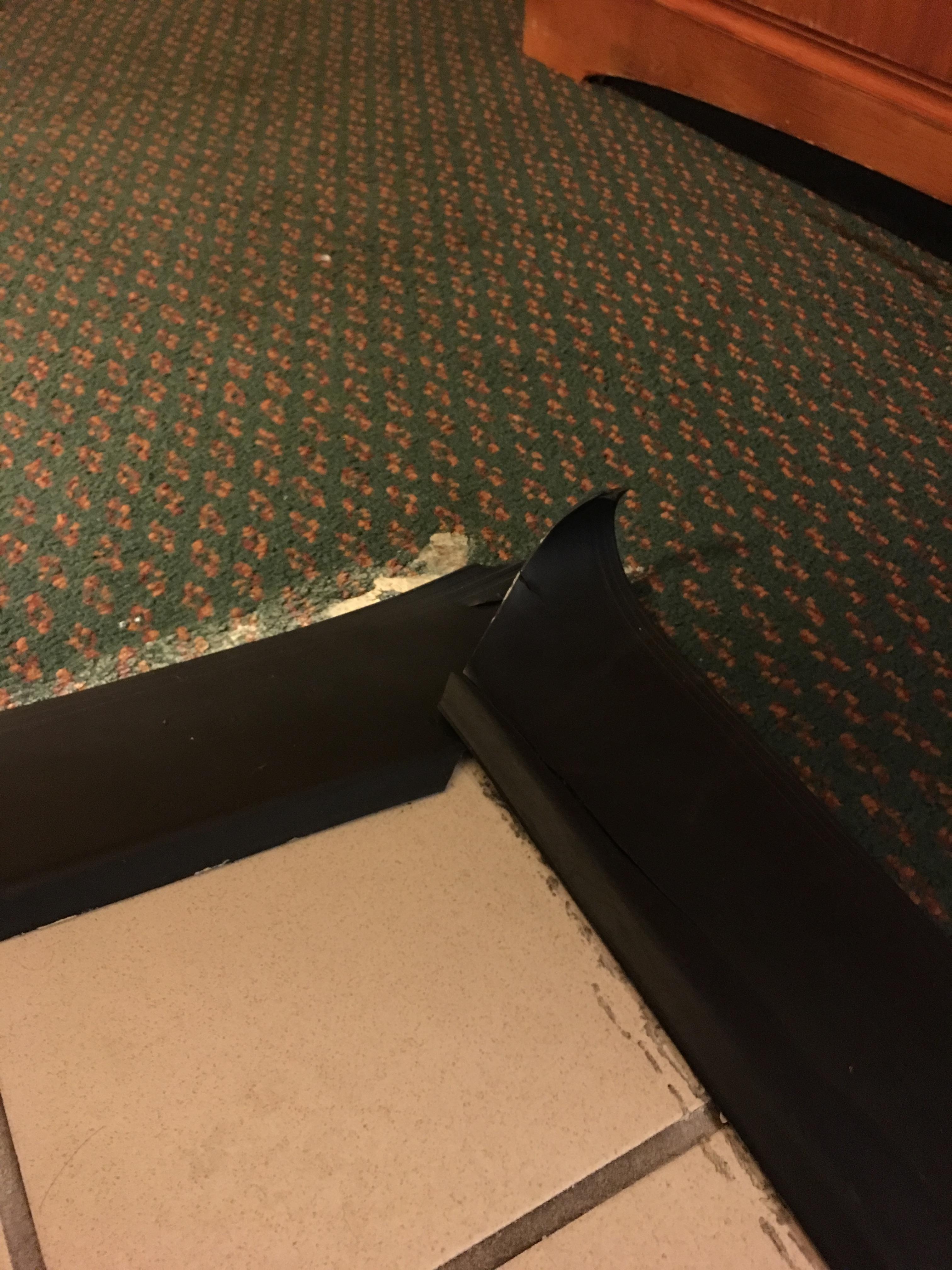 Smoke detector removed