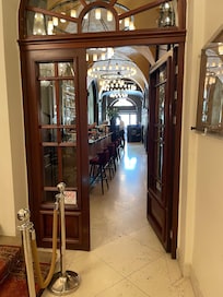 Entry and restaurant
