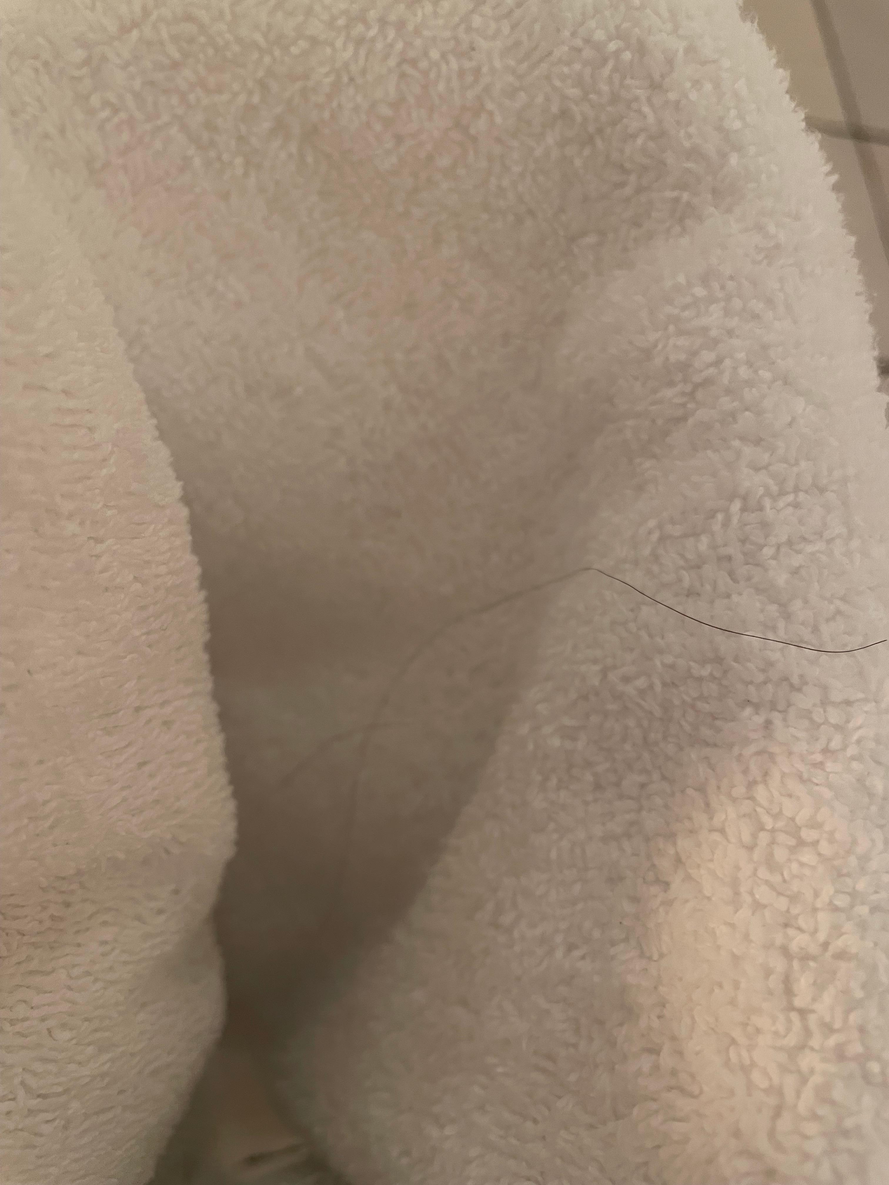 Hair in towels