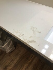 Stain on bathroom sink