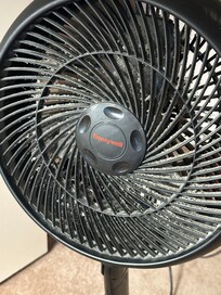 Absolutely disgusting fan cover with dust and god knows what!