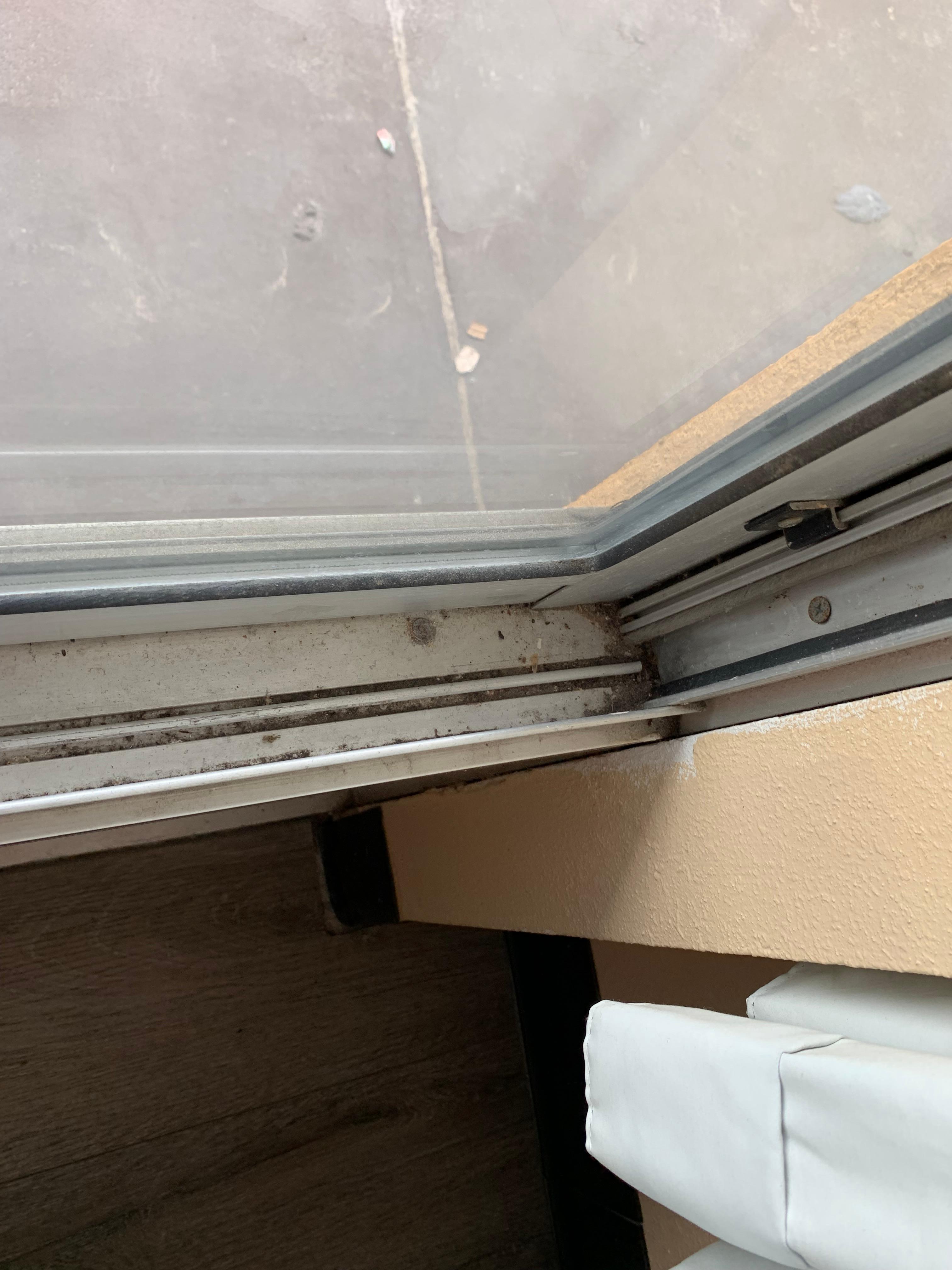 The bugs and grime and dirt in the window sills was astounding and nauseating. The windows were so dirty you can see out of them.