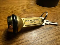 Leave your key at the front desk during the day unless you want a workout.